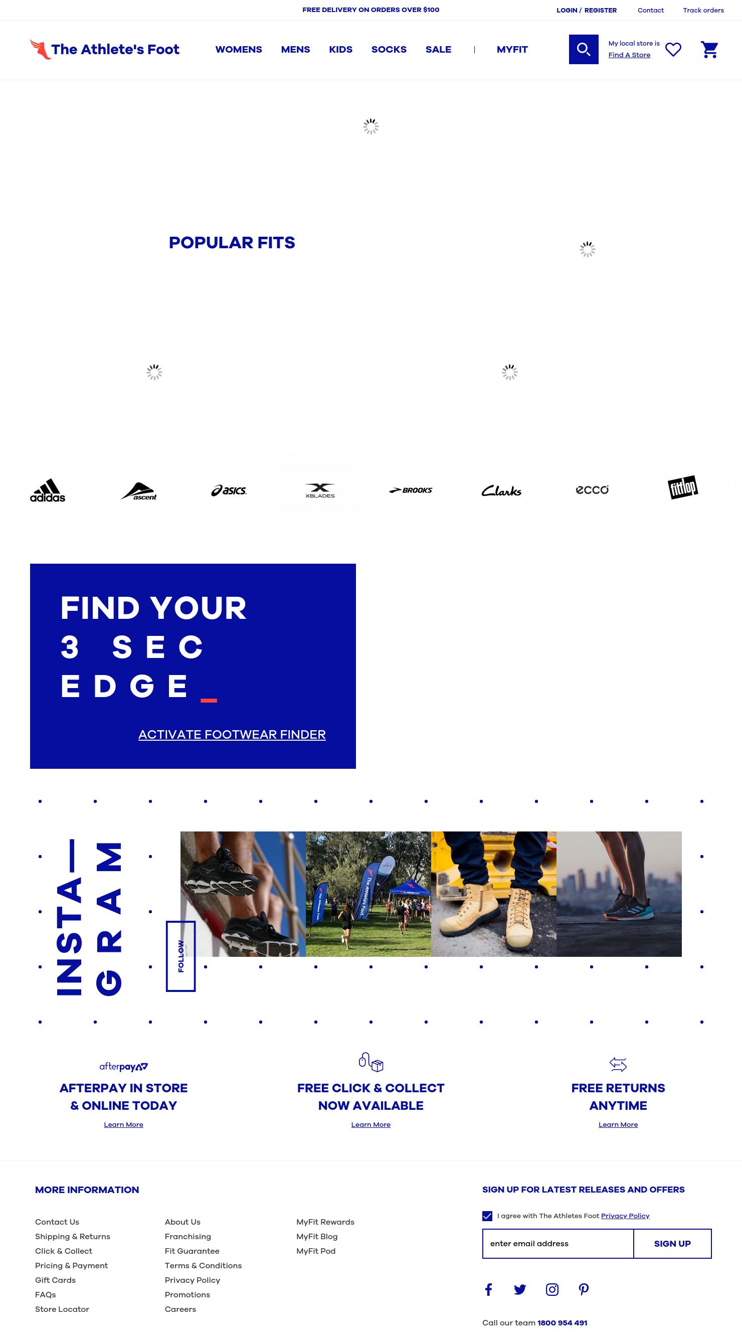 The Athletes Foot Waterloo Nsw Merchant Details Website